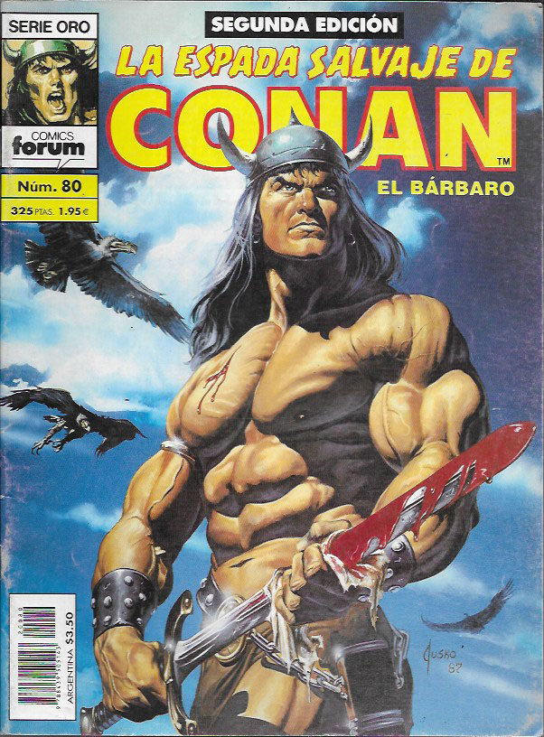 La Espada Salvaje de Conan. Forum 1989 (2ª Edición). Nº 80