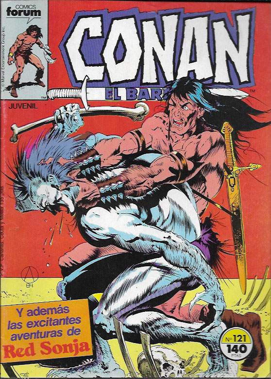 Conan El Bárbaro. Forum 1983. Nº 121
