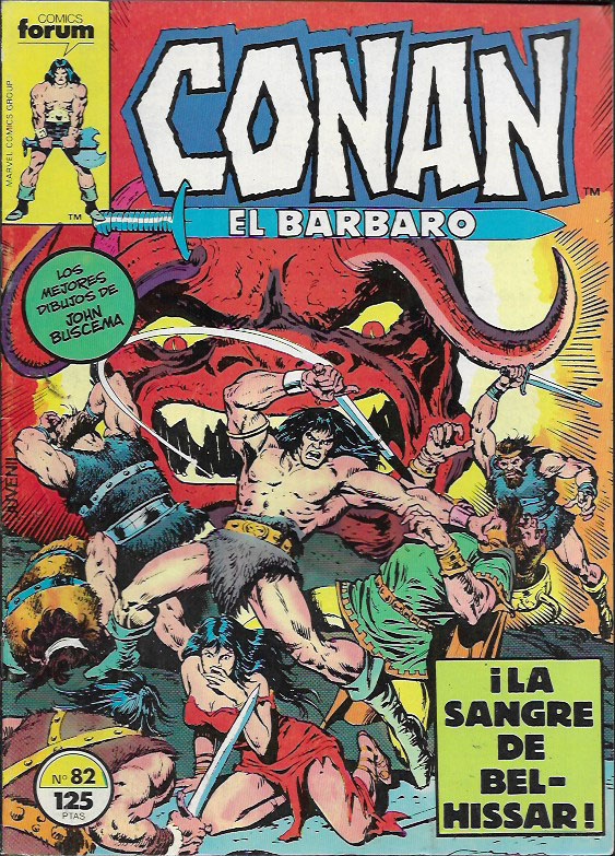 Conan El Bárbaro. Forum 1983. Nº 82