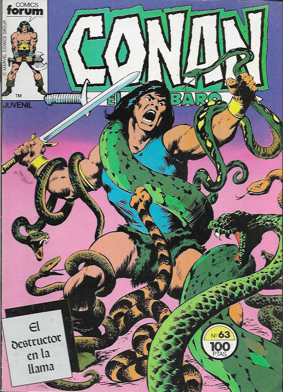 Conan El Bárbaro. Forum 1983. Nº 63