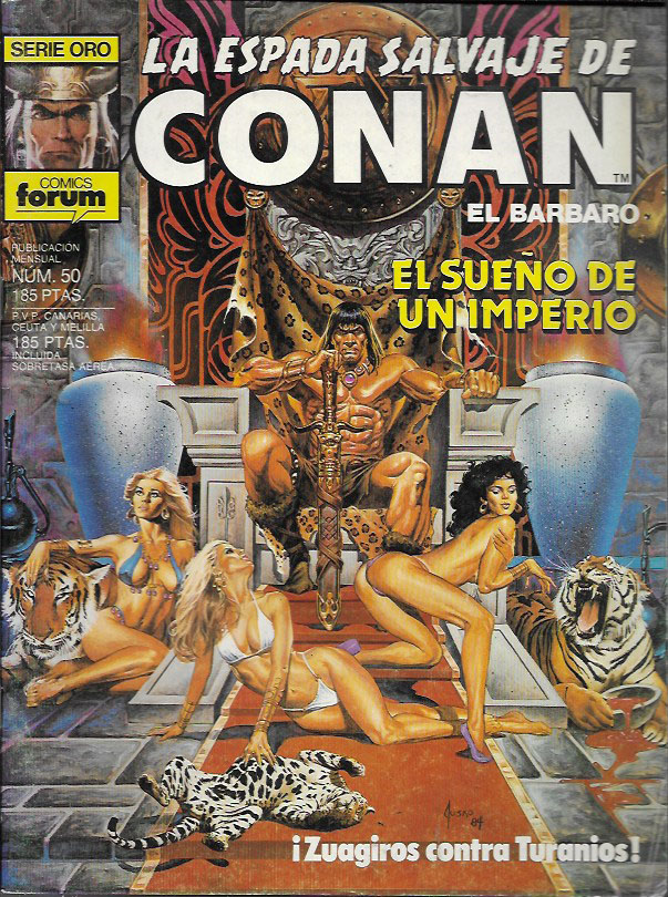 La Espada Salvaje de Conan. Forum 1982. Nº 50