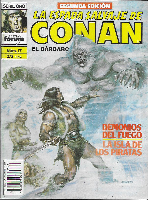 La Espada Salvaje de Conan. Forum 1989 (2ª Edición). Nº 17