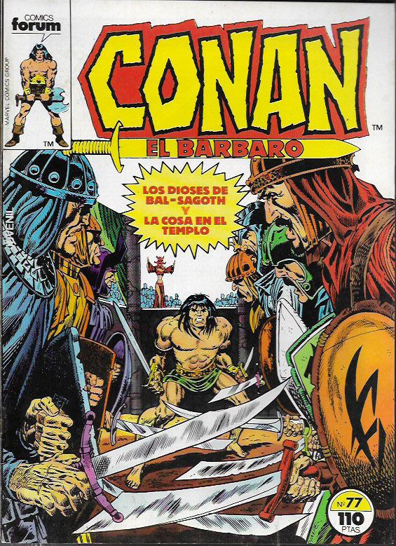 Conan El Bárbaro. Forum 1983. Nº 77