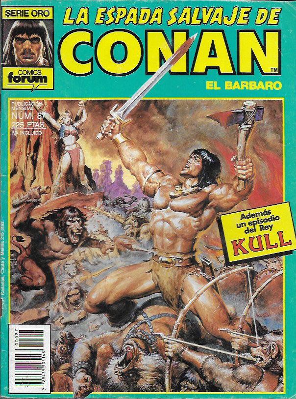 La Espada Salvaje de Conan. Forum 1982. Nº 87