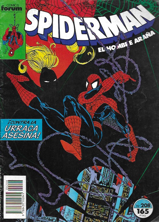 Spiderman. Forum 1983. Nº 208 ¡Spiderman contra la Urraca Asesina!