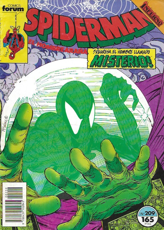Spiderman. Forum 1983. Nº 209 ¡Regresa el hombre llamado Misterio!