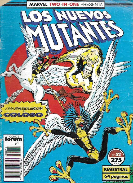 Los Nuevos Mutantes. Forum 1986. Nº 52