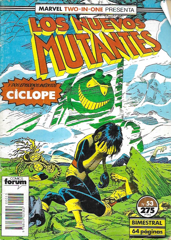 Los Nuevos Mutantes. Forum 1986. Nº 53