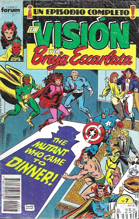La Visión y La Bruja Escarlata. Forum 1988. Nº 7