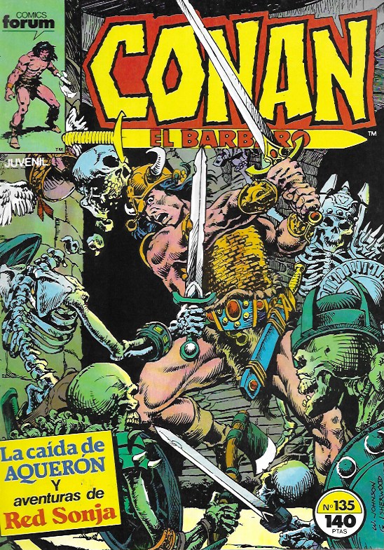 Conan El Bárbaro. Forum 1983. Nº 135