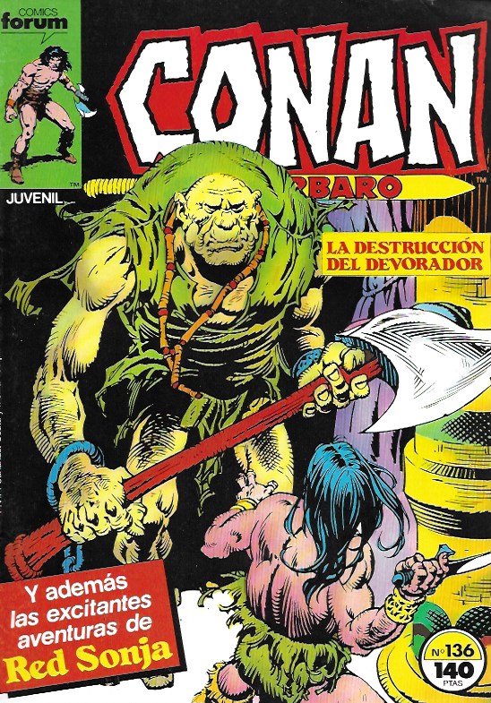 Conan El Bárbaro. Forum 1983. Nº 136