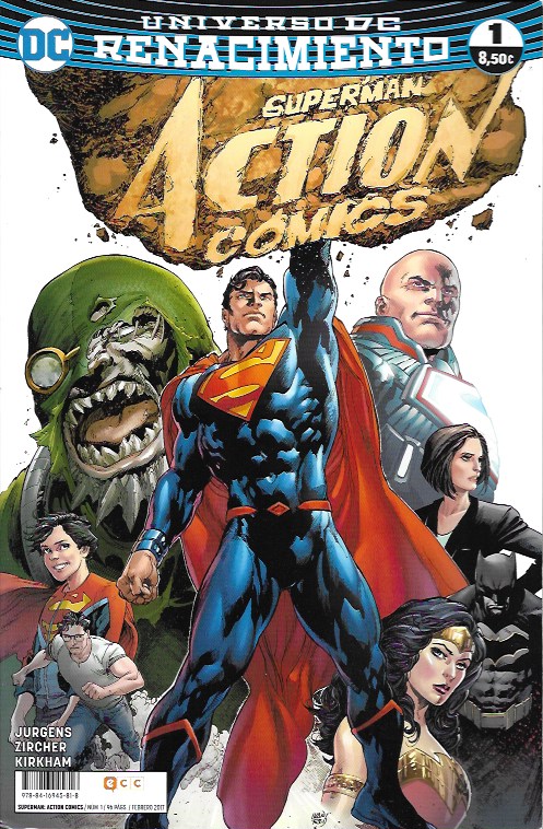 Superman. Action Comics. Renacimiento. ECC 2017. Nº 1