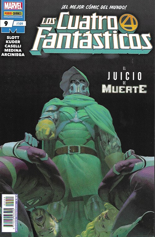 Los 4 Fantásticos v7. Panini 2008. Nº 109 #9 El Juicio de Muerte
