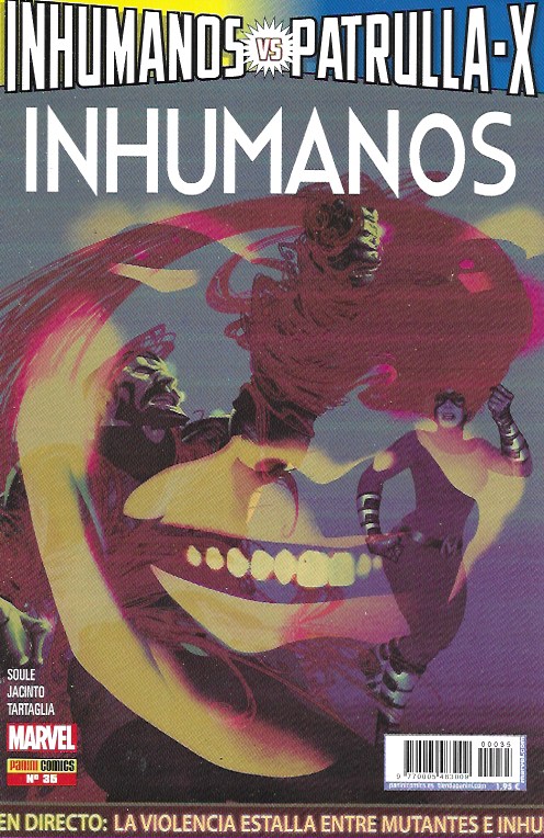 Inhumanos. Panini 2014. Nº 35 Inhumanos vs. Patrulla-X