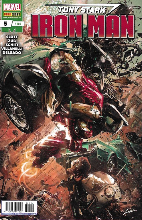 Iron Man v2. Panini 2011. Nº 104 #5 Tony Stark