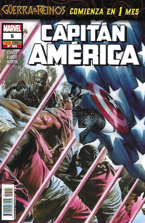 Capitán América v8. Panini 2011. Nº 104 #5