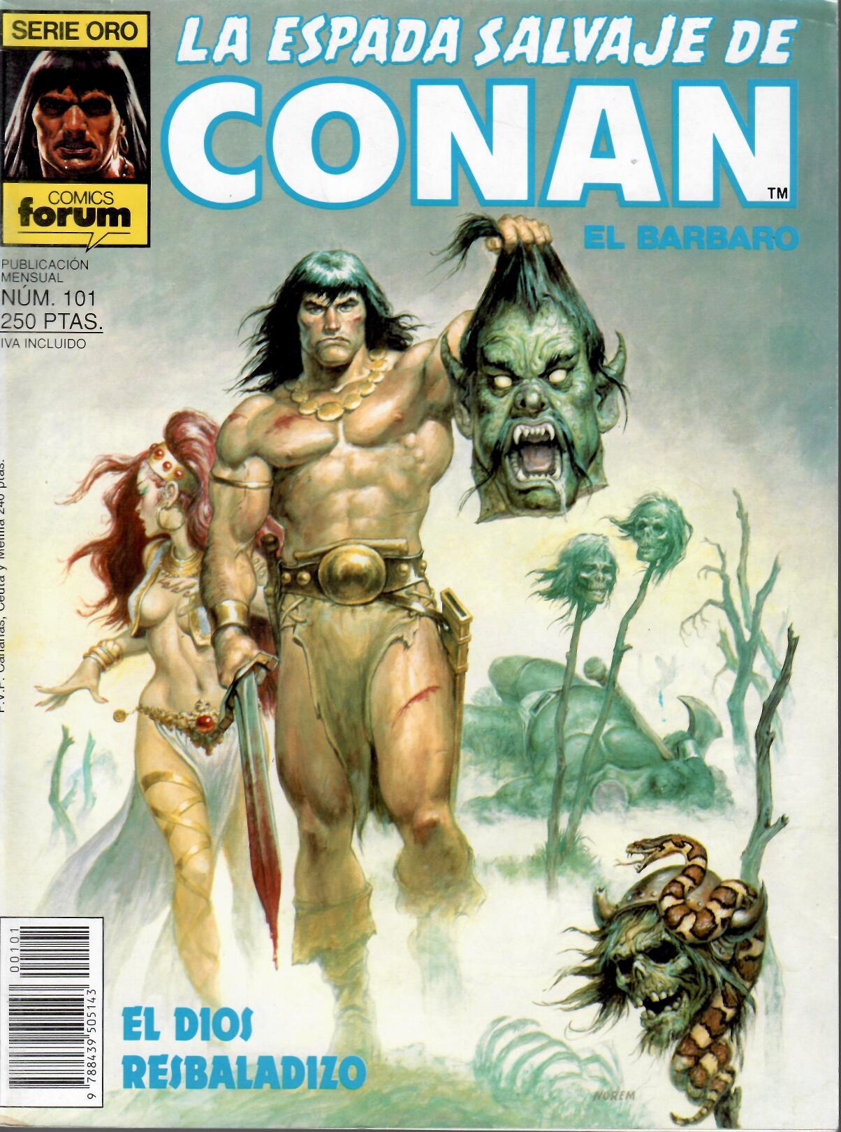 La Espada Salvaje de Conan. Forum 1982. Nº 101