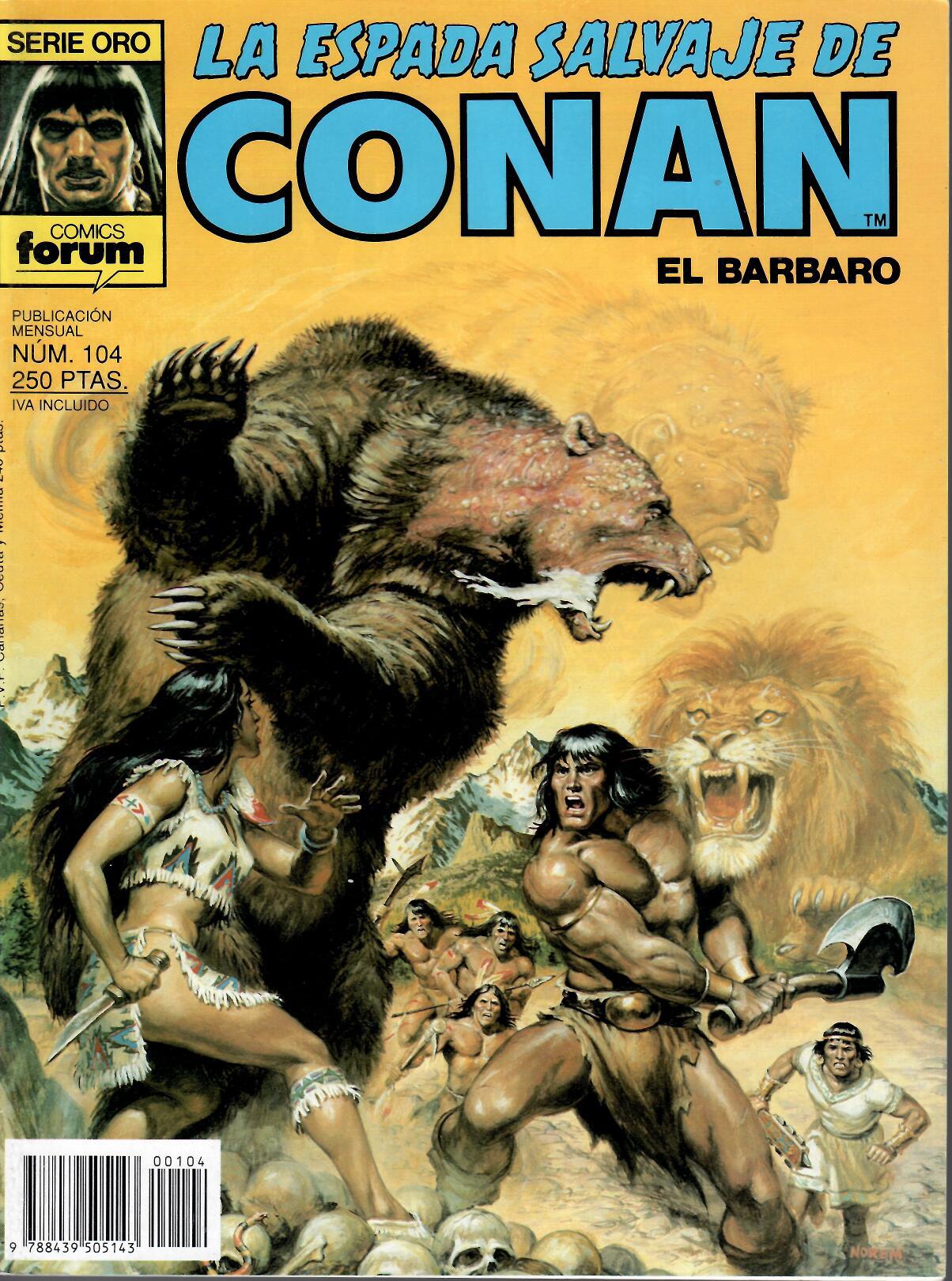 La Espada Salvaje de Conan. Forum 1982. Nº 104