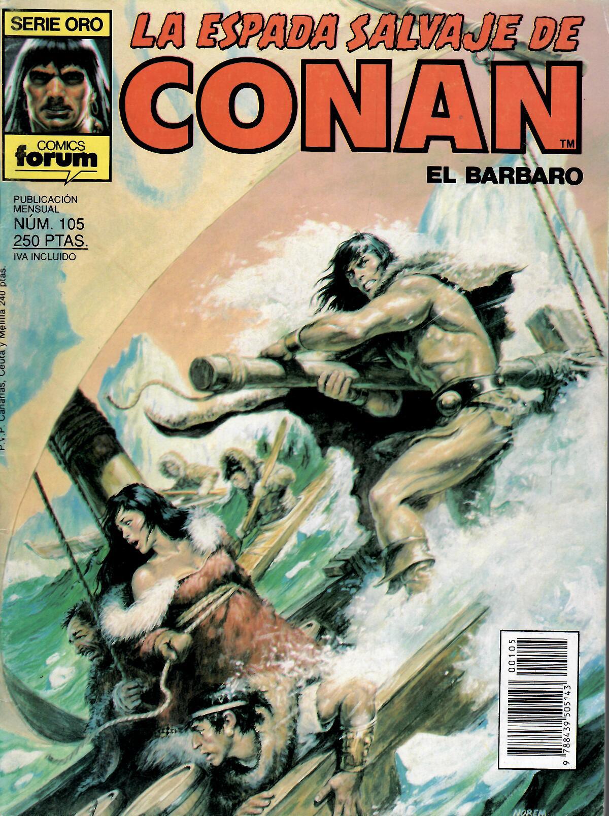 La Espada Salvaje de Conan. Forum 1982. Nº 105