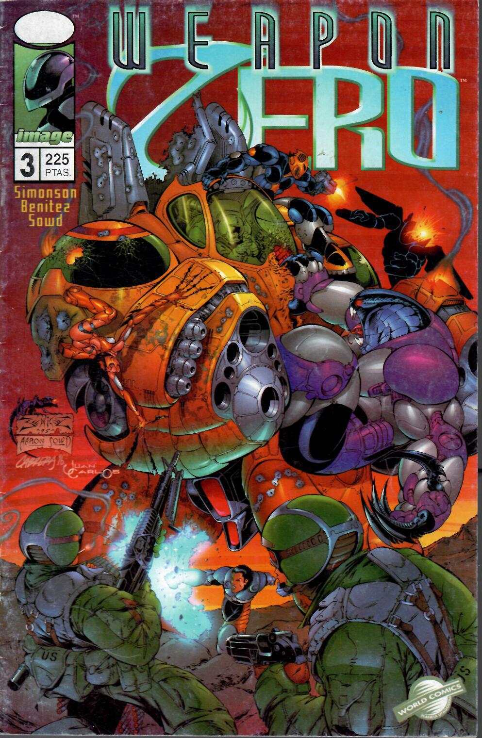 Weapon Zero. World Comics 1997. Nº 3