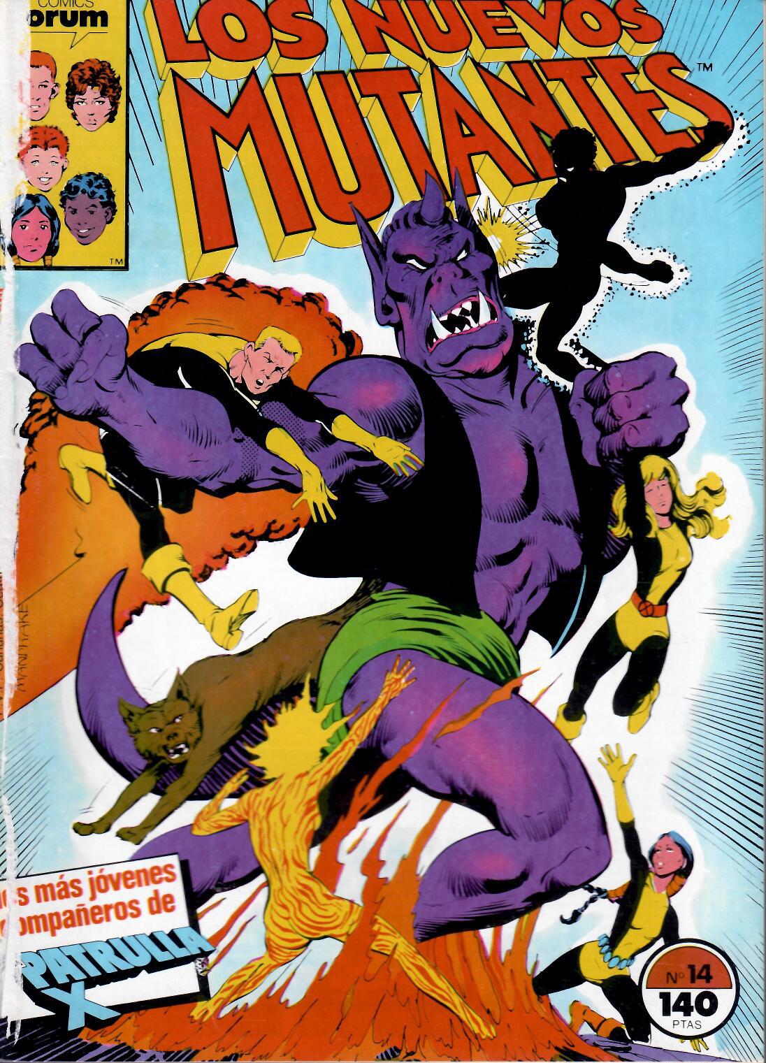 Los Nuevos Mutantes. Forum 1986. Nº 14