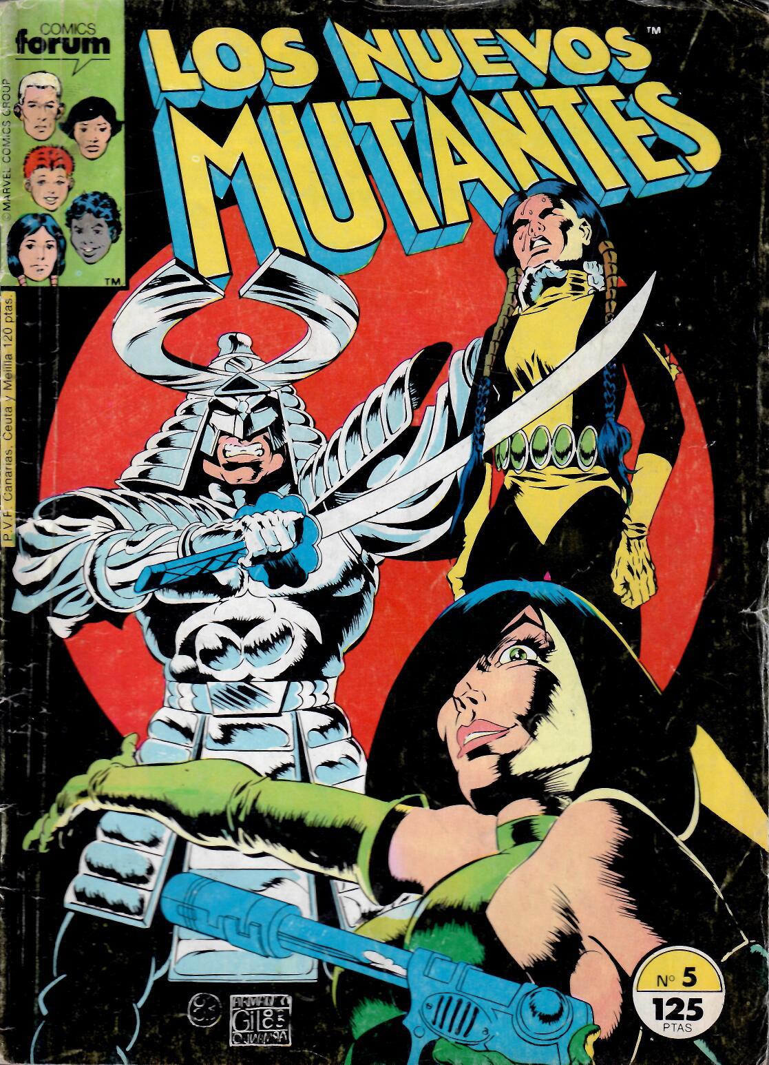 Los Nuevos Mutantes. Forum 1986. Nº 5