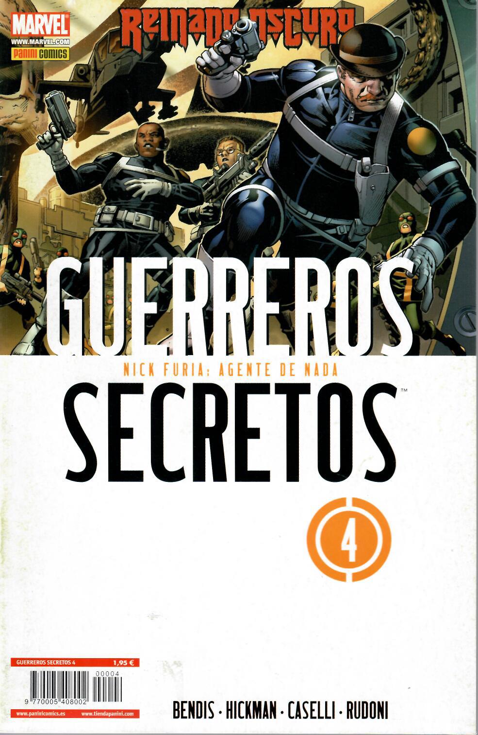 Guerreros Secretos. Panini 2009. Nº 4
