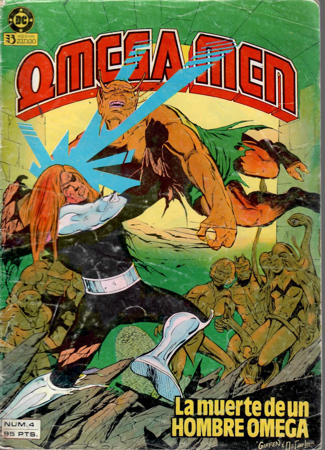 Omega Men. Zinco 1984. Nº 4