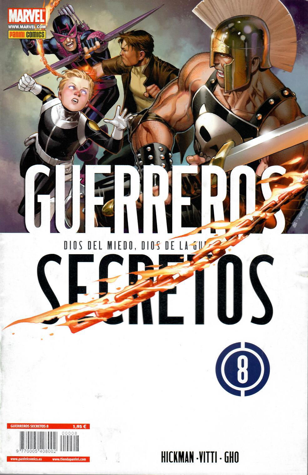 Guerreros Secretos. Panini 2009. Nº 8