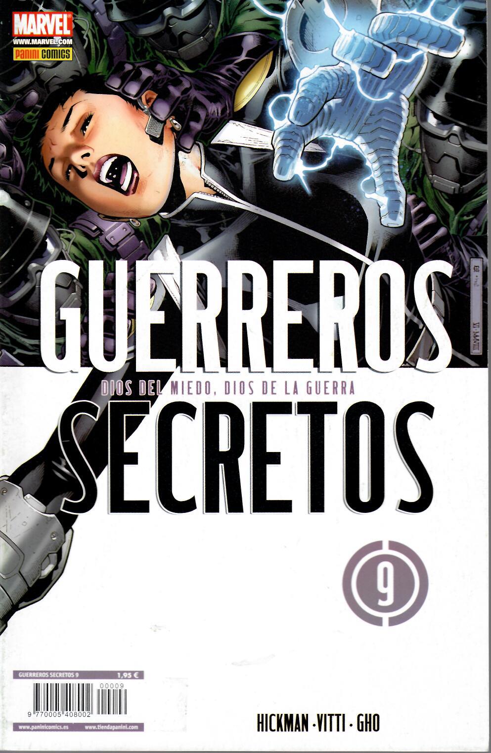 Guerreros Secretos. Panini 2009. Nº 9