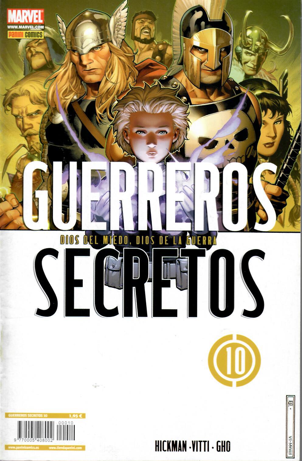 Guerreros Secretos. Panini 2009. Nº 10