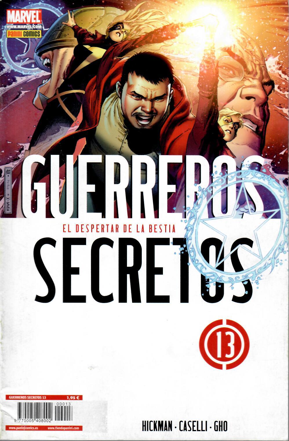 Guerreros Secretos. Panini 2009. Nº 13