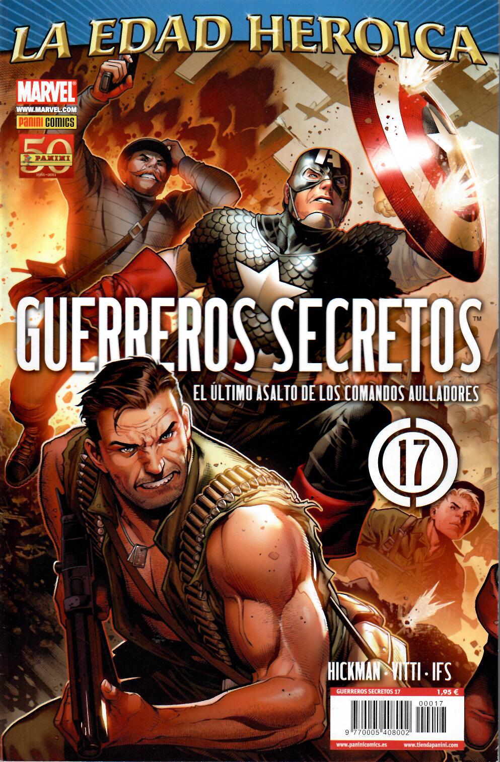 Guerreros Secretos. Panini 2009. Nº 17