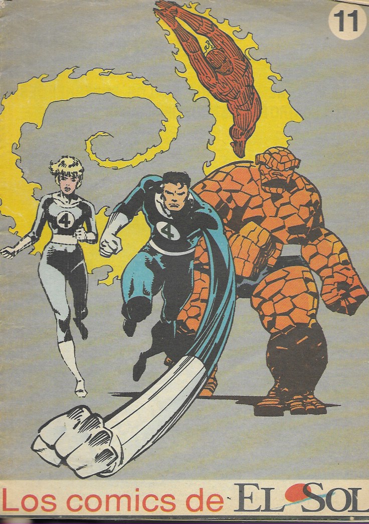 Los Cómics de El Sol. El Sol 1990. Nº 11 Los 4 Fantásticos