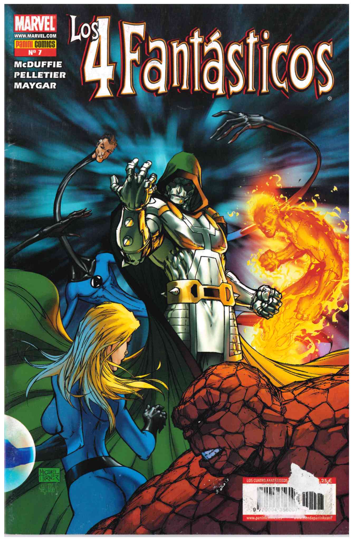 Los 4 Fantásticos v7. Panini 2008. Nº 7