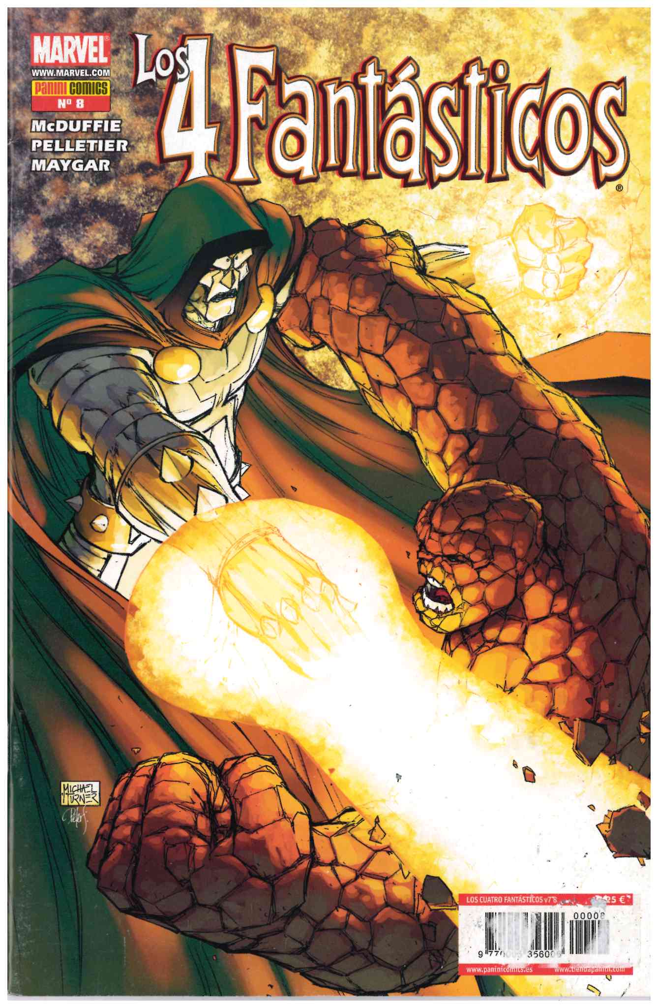 Los 4 Fantásticos v7. Panini 2008. Nº 8