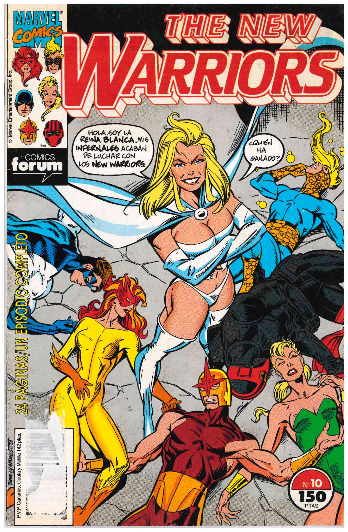 The New Warriors. Forum 1991. Nº 10