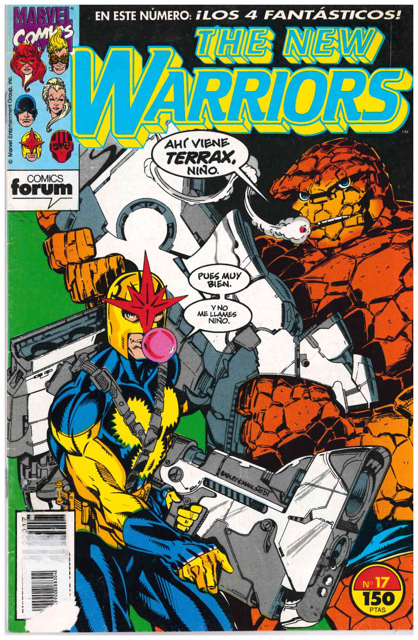 The New Warriors. Forum 1991. Nº 17