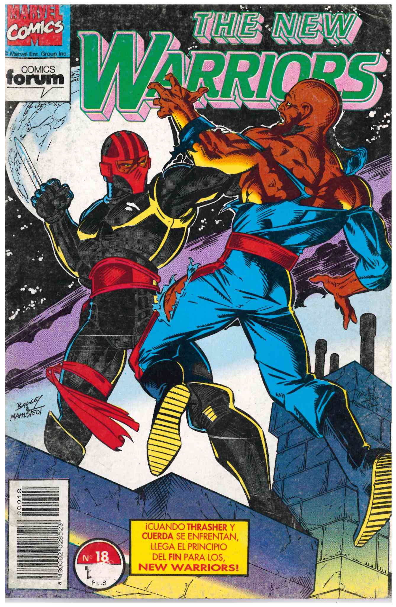 The New Warriors. Forum 1991. Nº 18
