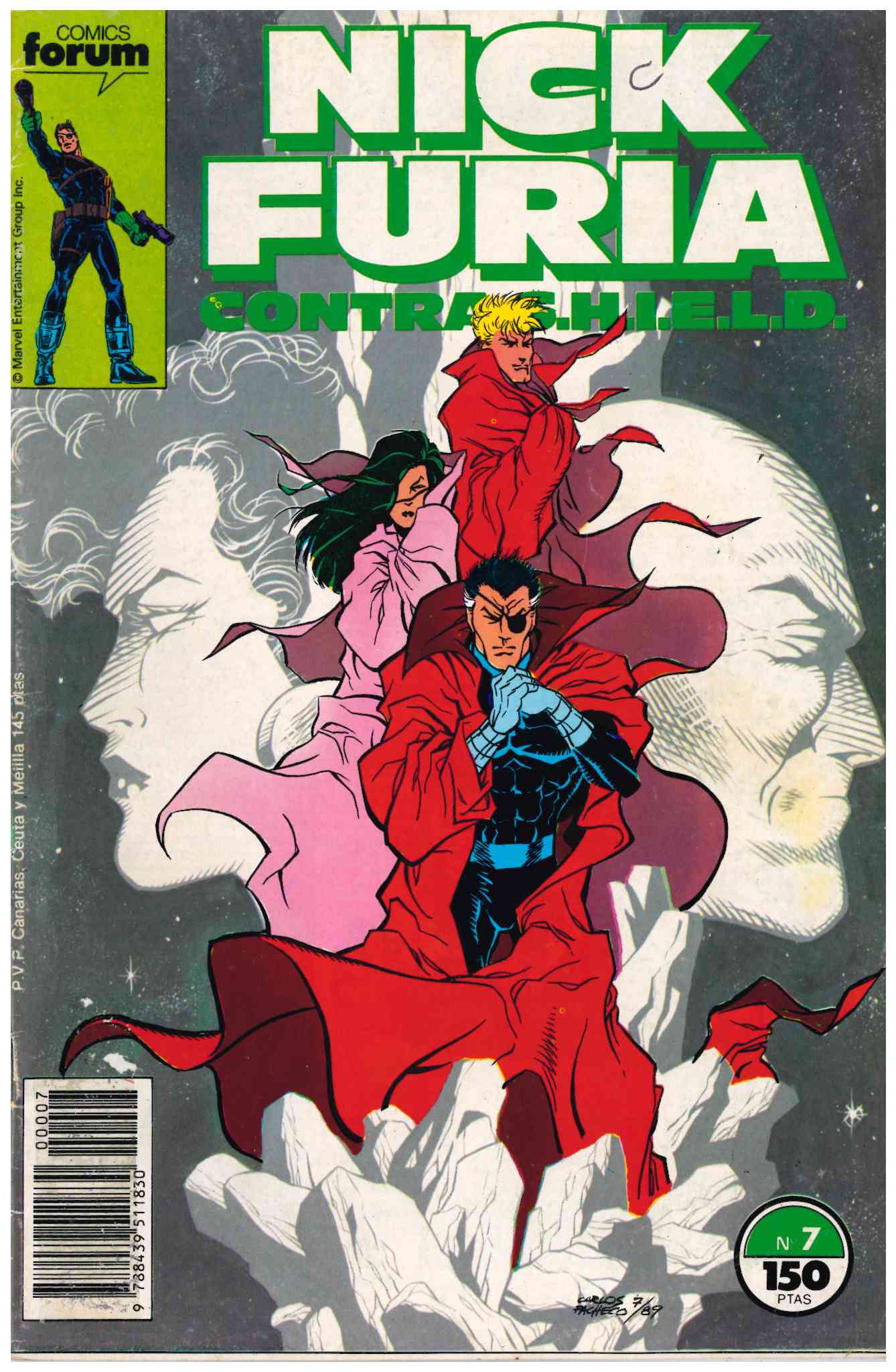 Nick Furia contra S. H. I. E. L. D. Forum 1989. Nº 7