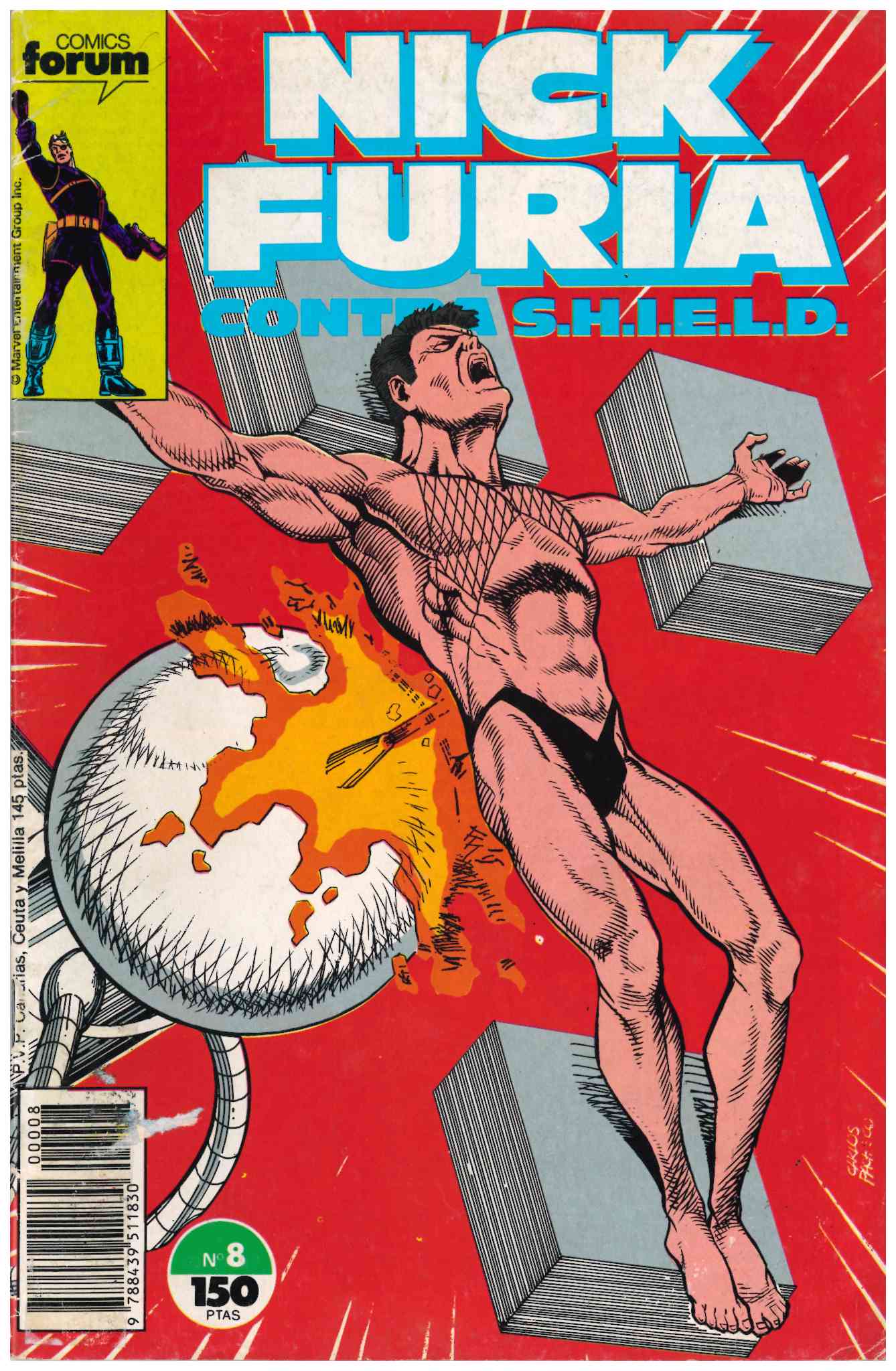 Nick Furia contra S. H. I. E. L. D. Forum 1989. Nº 8