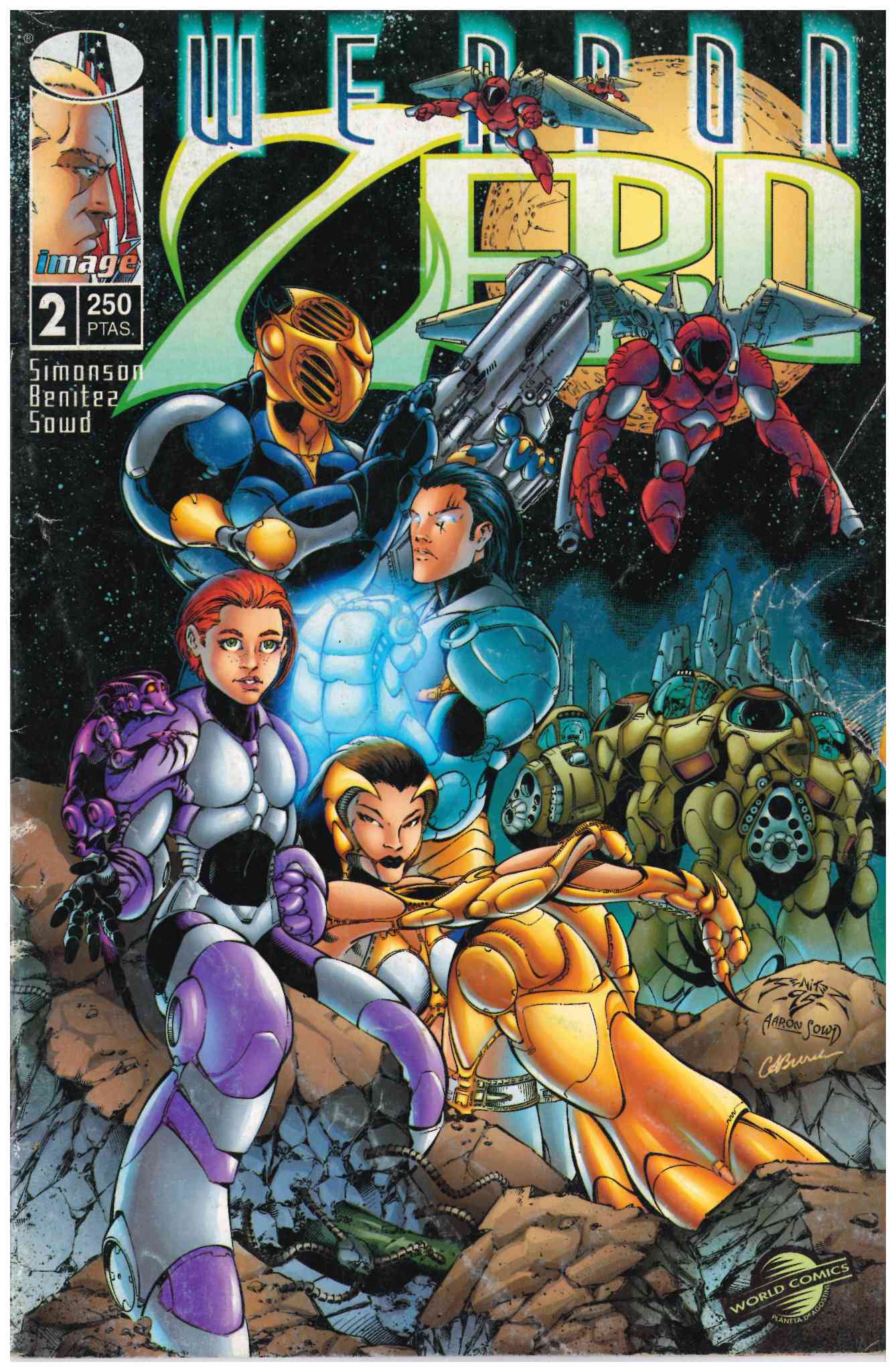 Weapon Zero. World Comics 1997. Nº 2