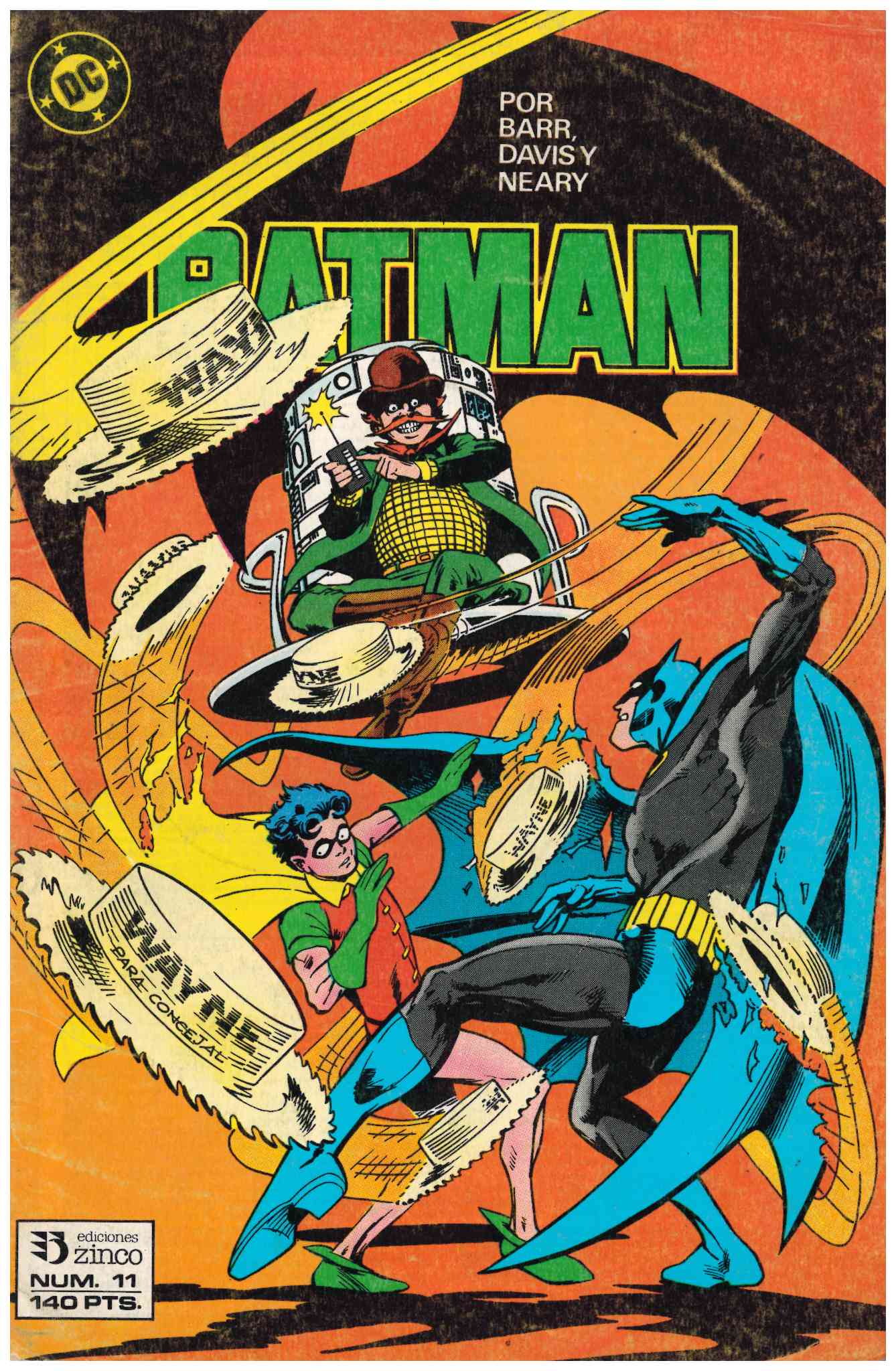 Batman v2. Zinco 1987. Nº 11