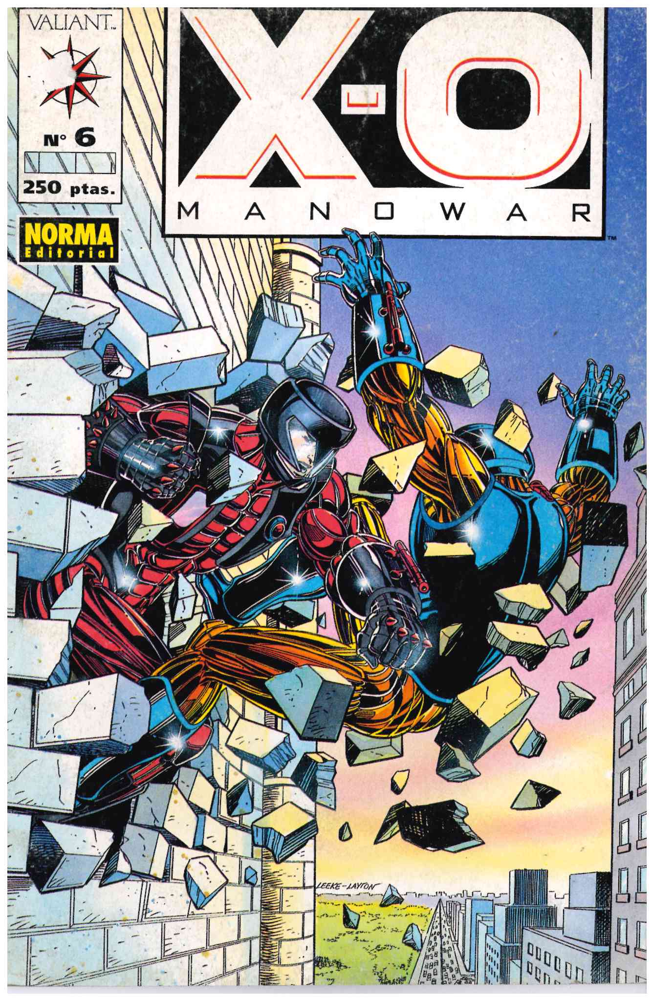 X-O Manowar. Norma 1995. Nº 6