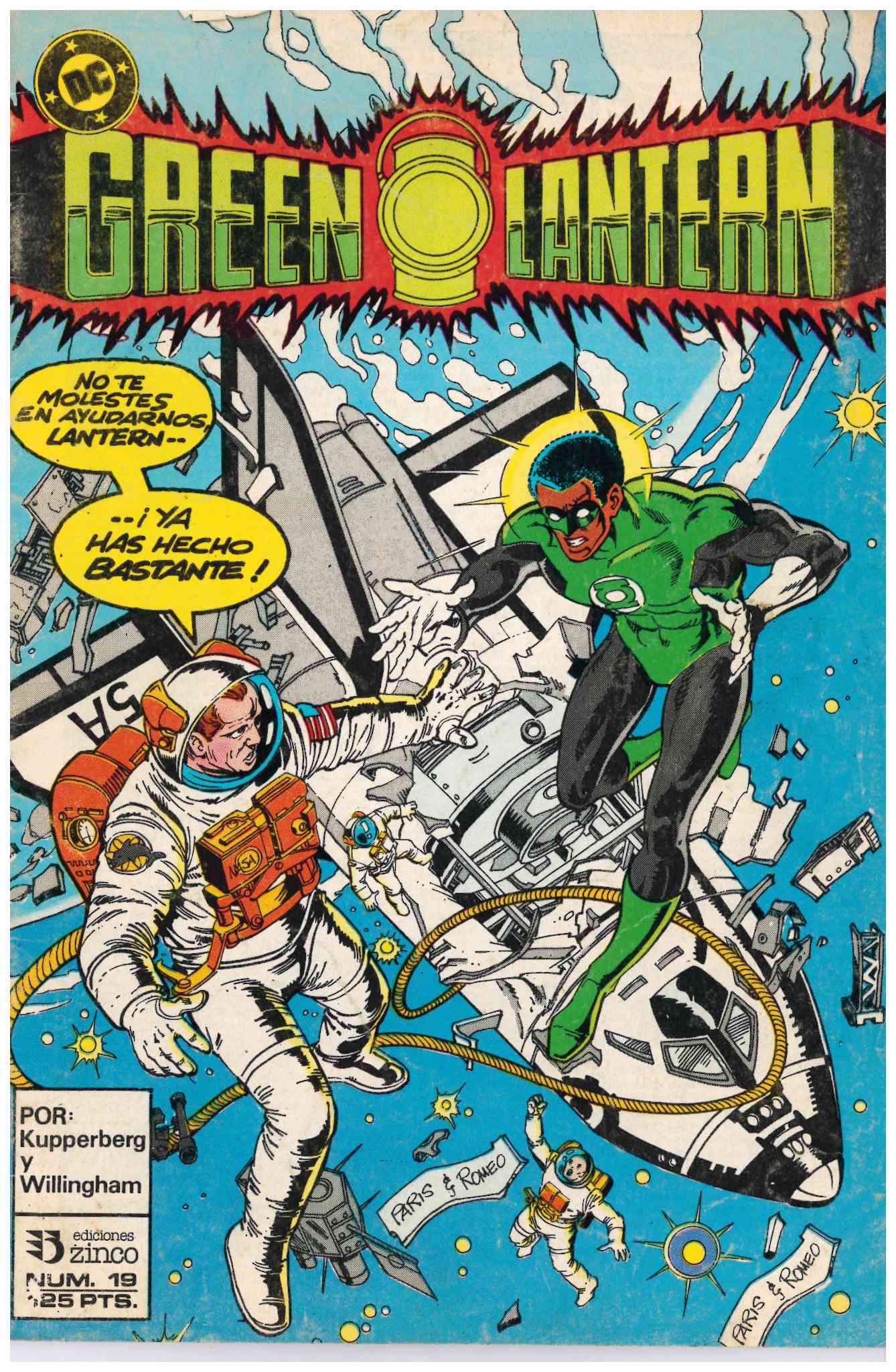Green Lantern. Zinco 1986. Nº 19