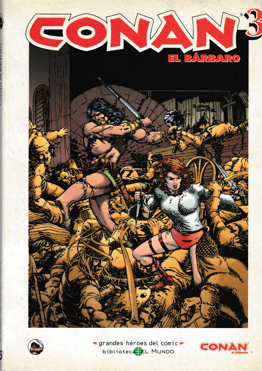 Grandes Héroes del Cómic. Planeta DeAgostini /El Mundo 2003. Nº 25 (Conan El Bárbaro 3)