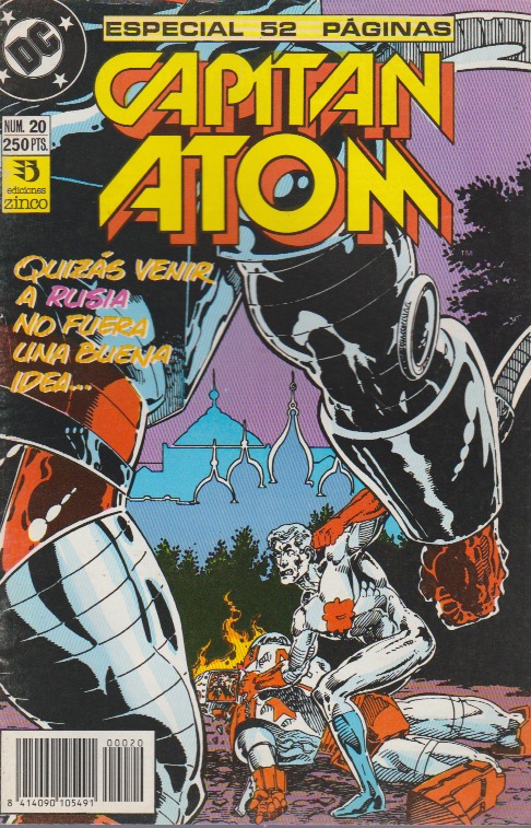 Capitán Atom. Zinco 1989. Nº 20 (Último de la colección)