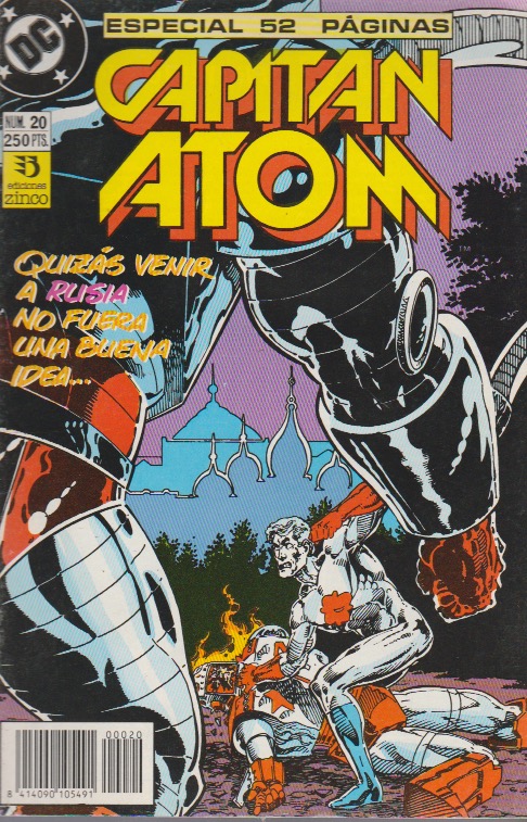 Capitán Atom. Zinco 1989. Nº 20 (Último de la colección)