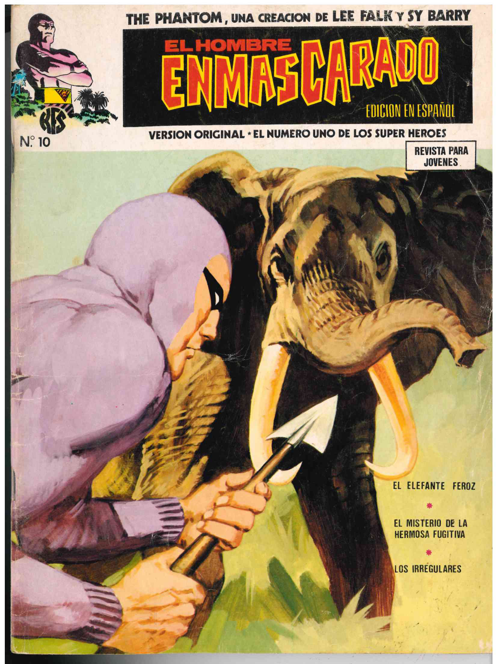 El Hombre Enmascarado. Vértice 1973. Nº 10