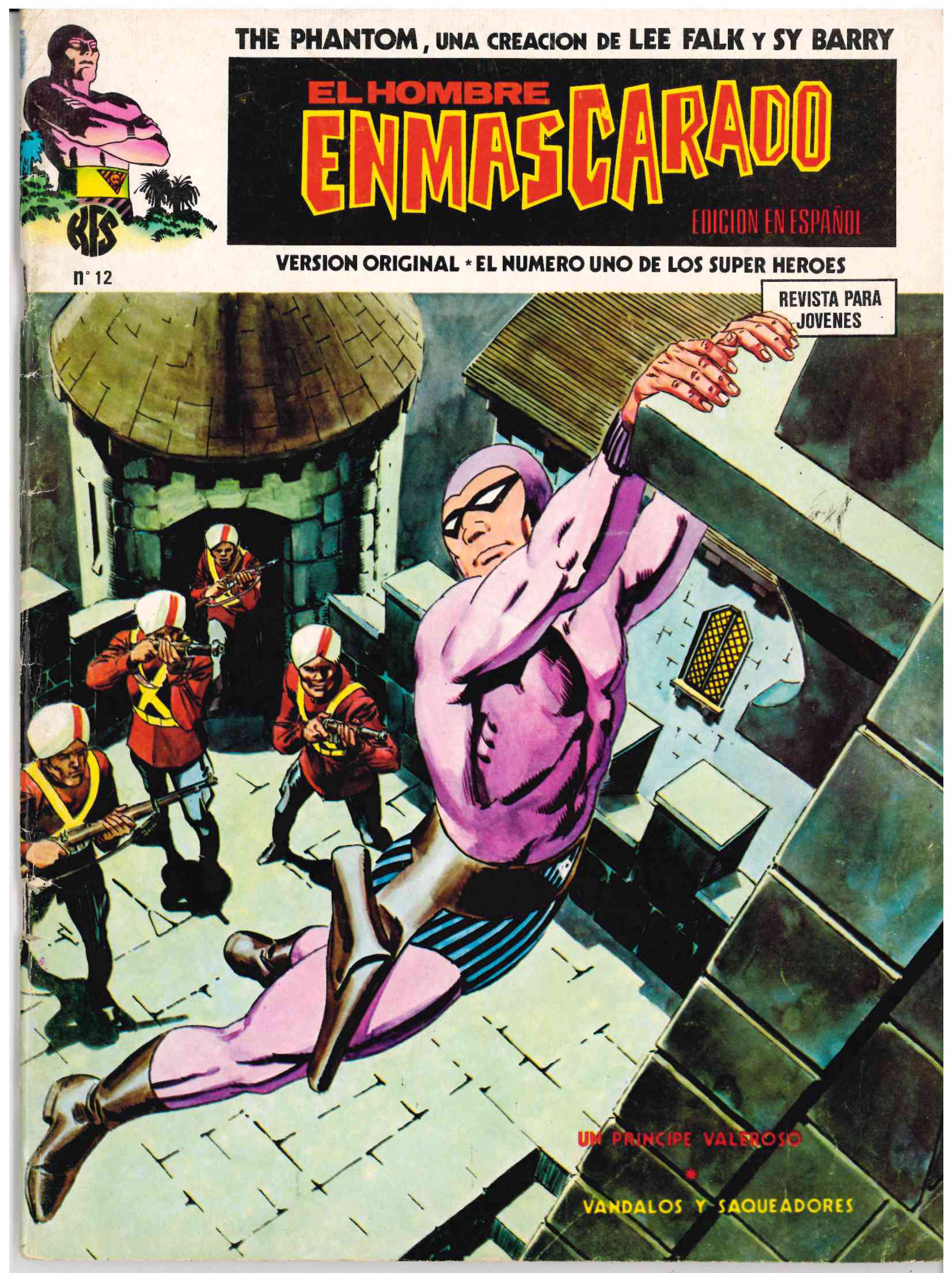 El Hombre Enmascarado. Vértice 1973. Nº 12